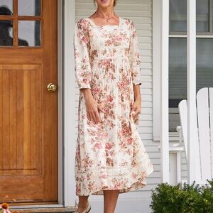 April Cornell Victorian Rose Dress